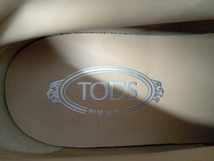 【美品】 TOD'S トッズ ショート ブーツ / イタリア製 サイズ7 2/1 パステルブルー 店舗受取可_画像7