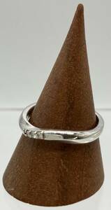 4℃ ヨンドシー SV シルバー ダイヤモンド リング 指輪 10号 1.9g ブランドアクセサリー レディース