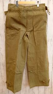 40s～50s フランス軍 Motorcycle Pants モーターサイクルパンツ Lサイズ相当 メンズ ミリタリー