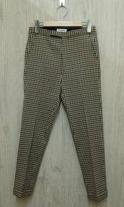 MADISONBLUE/ Madison blue / pants /MB204-3009/ center Press slacks / polyester / brown group × black group / size 00(XS)