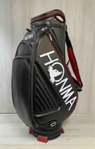 キャディバッグ HONMA GOLF ブラック CB12001 2020年モデル_画像2