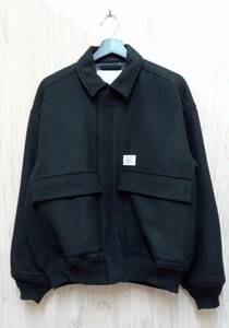 WTAPS/ダブルタップス/ブルゾン/232BRDT-JKM04 JFW-01/WONY.MELTON/23AW/ブラック/X01サイズ