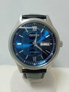 CITIZEN シチズン 8200-S104416 981050427 ベルト長さ約19cm 時計 革ベルト 自動巻き カレンダー 店舗受取可