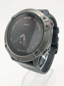 GARMIN Garmin 010-02157-43 заряжающийся наручные часы Phoenix 6X FENIX черный GPS смарт-часы мужской с коробкой 