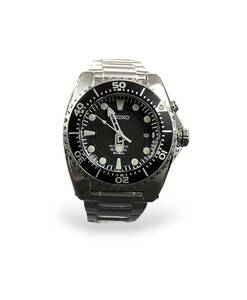 SEIKO セイコー PROSPEX KINETIC SCUBA DIVER’S 5M62-0BL0 時計 キネティック シルバー 店舗受取可