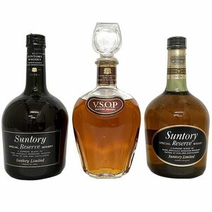 サントリー ウイスキー 3本 VSOP セット 3本組 ブランデー ウイスキー 未開封 未開栓 内容量 720ml