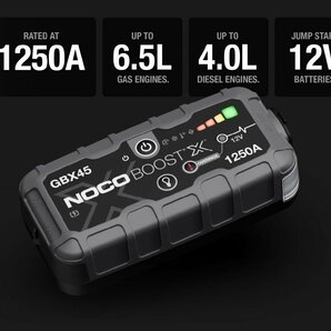 GBX45 NOCO ブースト X. ウルトラセーフ リチウム ジャンプ スターター ブースターパック エクストリーム パワー 送料無料の画像3