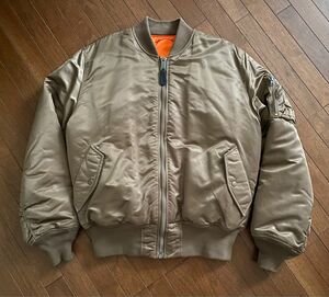 ALPHA INDUSTRIES USA企画 MEN'S MA-1 BOMBER JACKET size： L