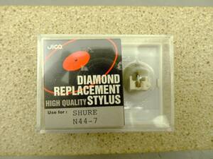JICO DIAMOND REPLACEMENT STYLUS SHURE N44-7 レコード針 約18.6g 現状品 売り切り