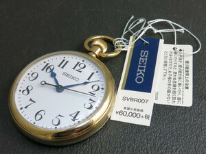 デッドストック　国産鉄道時計90周年　限定懐中時計　セイコー