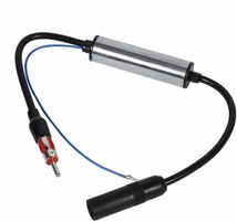 Keenso 車載 FMアンテナ信号増幅器 カーラジオ ブースター 延長ケーブル 12V - 24V AMP FM信号強化 小型 _画像9