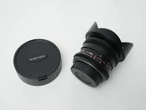 Samyang Cine 8mm t/3.8 魚眼レンズ Canon用 シネレンズ　美品_画像3