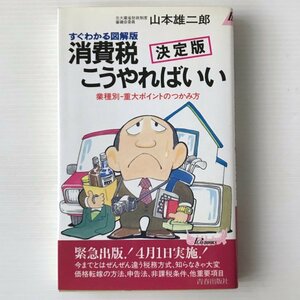 消費税こうやればいい : 業種別-重大ポイントのつかみ方 すぐわかる図解版 決定版 ＜プレイブックス＞ 山本雄二郎 著 青春出版社