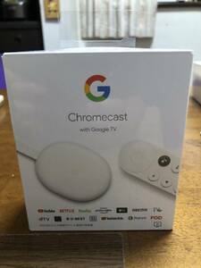 新品未開封　クロームキャスト　 Chromecast with Google TV 4K snow GA01919-JP