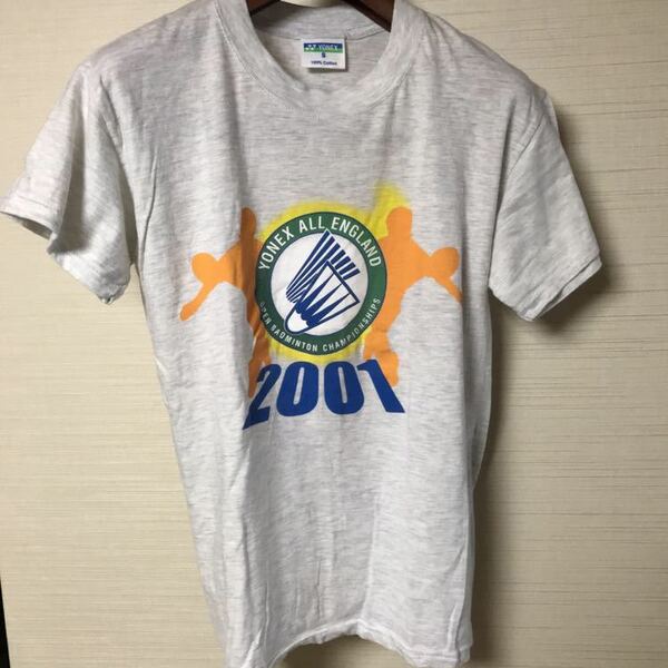 ヨネックス Tシャツ Sサイズ グレー イングランドオープン 練習着に