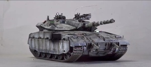 アカデミー1/35 イスラエル国防軍 メルカバーMK2D 主力戦車 組立塗装済完成品 