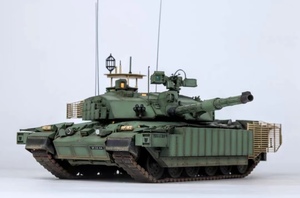 1/35 England main battle tank Challenger 2 TES construction painted final product 