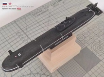 1/700 ロシア海軍 TYPHOON級 潜水艦 組立塗装済完成品_画像7