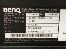 BenQ GW2470HL 液晶 モニター 23.8型 ディスプレイ PC周辺機器 ベンキュー 中古 N8318243_画像10