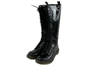 Dr.Martens 1B60 20ホールブーツ ロングブーツ UK8 26.5cm エナメル 12270001 ドクターマーチン 中古 美品 N8316195