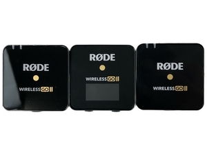 RODE WIRELEES GO II ワイヤレスマイクシステム ロードマイクロフォンズ 音響 ケース付き 中古 N8314410