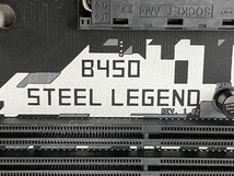 ASRock B450 STEEL LEGEND マザーボード パソコン PCパーツ ジャンク M8265355_画像9