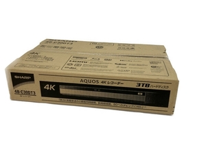 SHARP AQUOS 4Kレコーダー 4B-C30DT3 ブルーレイレコーダー HDD 3TB シャープ 未使用 C8310196