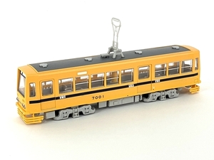 ONE MILE 都電荒川線7000形 ディスプレイモデル 非冷房車黄色 鉄道模型 HO 中古 Y8331755