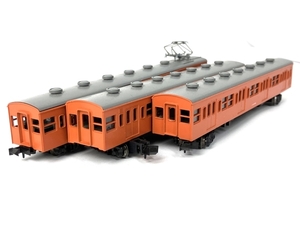 【1円】KATO 10-036 通勤電車 103系 KOKUDEN-002 オレンジ 3両セット 鉄道模型 N ジャンク Y8159695