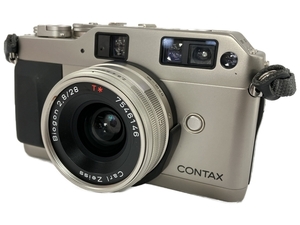 CONTAX G1 ボディ Biogon 2.8/28 レンズ フィルムカメラ ジャンク W8337099