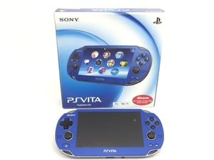 SONY PSVITA 本体 3GB PCH-1100 AB04 サファイアブルー ソニー ゲーム機 中古 G8308585