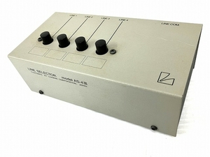 LUXMAN AS-4III LINE SELECTOR ラインセレクター 音響機材 オーディオ機器 ラックスマン ジャンク O8342516