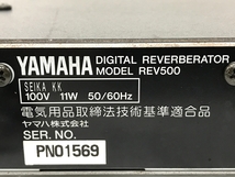 YAMAHA REV500 デジタル リバーブ レーター ラック エフェクター ヤマハ 音響 機材 オーディオ 趣味 ジャンク F8287501_画像9