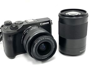Canon EOS M6 ミラーレス カメラ EF-M 55-200mm 15-45mm レンズ ダブルズームキット キャノン 中古 M8339677