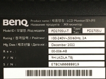 BenQ PD2705U モニター AQCOLORシリーズ 27インチ 中古 Y8320879_画像3