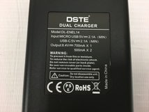 【1円】 DSTE DUAL CHARGER DL-ENEL14+BATTERY PACK EN-EL14+ 2個セット カメラ用バッテリー 充電器 カメラ周辺機器 中古 T8145837_画像8