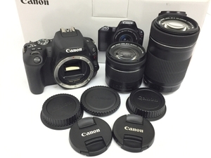 Canon EOS kiss X9 EFS 18-55mm 55-250mm ダブルレンズキット カメラ 一眼レフ キャノン 中古 G8354810