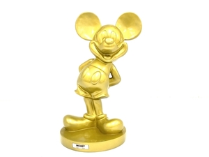 MICKEY 1928-2006 LIMITED EOITION ミッキーマウス フィギュア ゴールド 高さ約50cm ジャンク O8261340