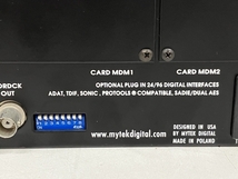 MYTEK 8X96 ADC 8CHANNEL 96 kHz 24BIT D/A CONVERTER DIGITAL USA ジャンク S8200381_画像10