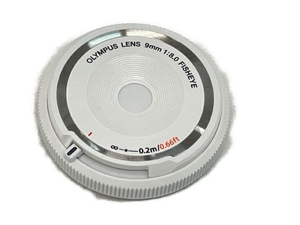 OLYMPUS 9mm 1:8.0 FISHEYE ホワイト 魚眼レンズ オリンパス ジャンク Z8322088