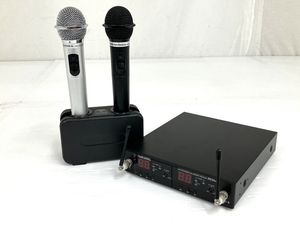 audio-tecnhica ATW-R75a ATW-T62a レシーバー マイク 2本 カラオケ セット オーディオ ジャンク O8341868