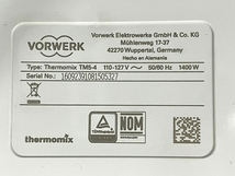 VORWERK Thermomix TM5-4 ミキサー 調理器 ジャンク T8343747_画像9