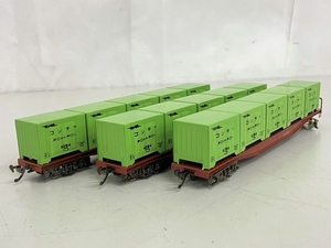 エンドウ コキ5500 コンテナ 3両 セット 鉄道模型 HOゲージ ジャンク K8359124