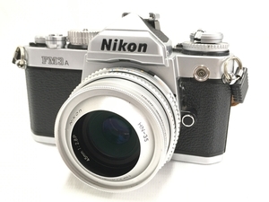 NIKON FM3A 一眼レフ フィルムカメラ ボディ シルバー NIKKOR 45mm 1:2.8P レンズ ニコン カメラ 中古 訳有 T8355277