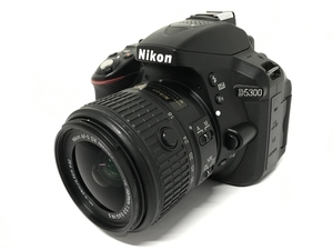 Nikon D5300 ボディ AF-S DX NIKKOR 18-55mm F3.5-5.6G VR II ズーム レンズ キット デジタル 一眼 レフ カメラ 撮影 趣味 中古 F8279271