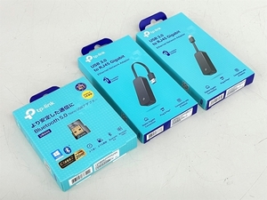 TP-Link Bluetooth 5.0 ナノUSBアダプターUB500 USB3.0 ギガビット有線LANアダプター UE305 UE306 おまとめセット 中古 K8318385