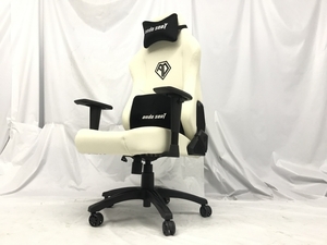 【引取限定】Andaseat Phantom3 AD18Y06WPV ゲーミングチェア ホワイト PVCレザー チェア 椅子 家具 アンダシート 中古 直G8235615