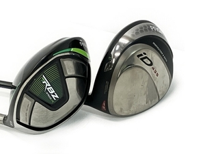 ゴルフクラブ ドライバー 2本 おまとめ Taylormade RBZ SPEEDLITE PRGR iD435 中古C8335690