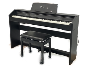 【引取限定】CASIO PX-750BK Privia 電子ピアノ プリヴィア 椅子セット 2013年製 88鍵盤 楽器 中古 直 C8280748