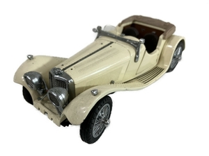 フランクリンミント 1/24 Jaguar ジャガー SS-100 1938 アイボリー ミニカー ジャンク N8358636